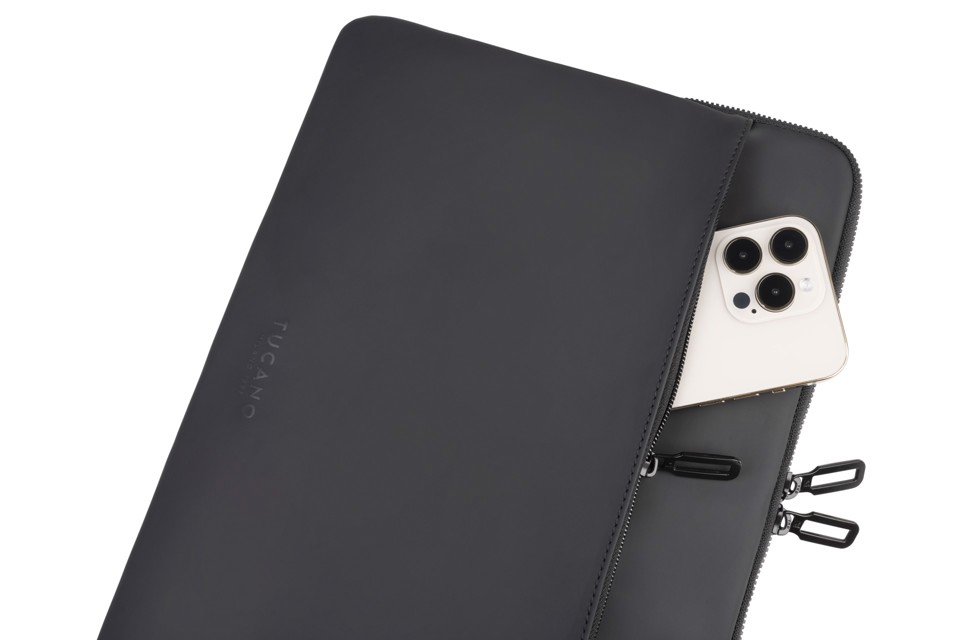 Tucano BFGOM1314-BK borsa per laptop 35,6 cm (14") Custodia a tasca Nero