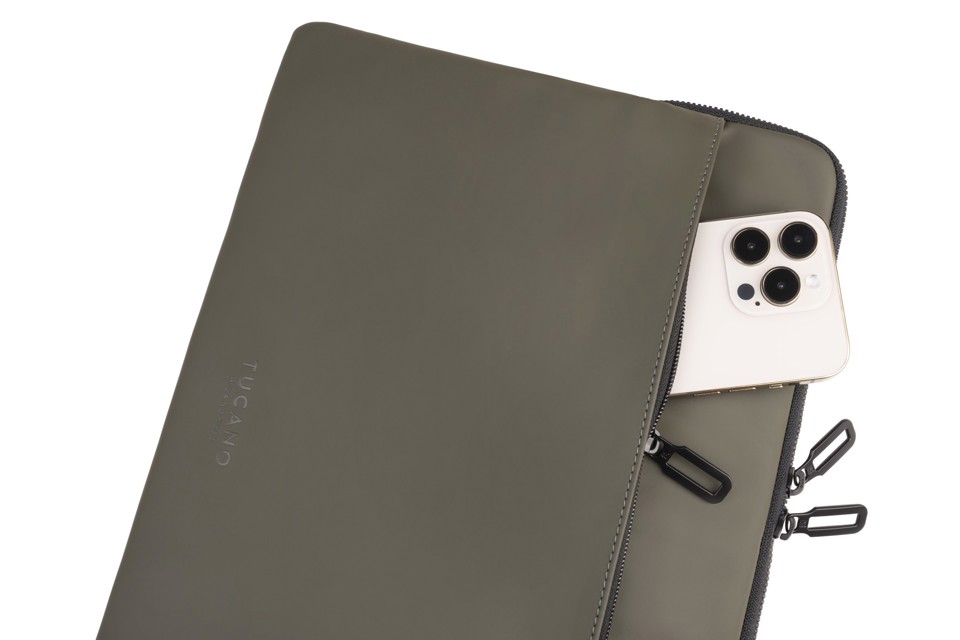 Tucano BFGOM1314-VM borsa per laptop 35,6 cm (14") Custodia a tasca Verde