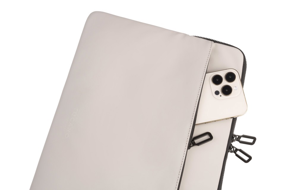 Tucano BFGOM1516-G borsa per laptop 40,6 cm (16") Custodia a tasca Grigio