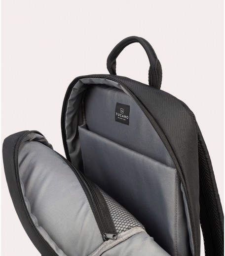 Tucano BKBTK2-BK borsa per laptop 40,6 cm (16") Zaino Nero
