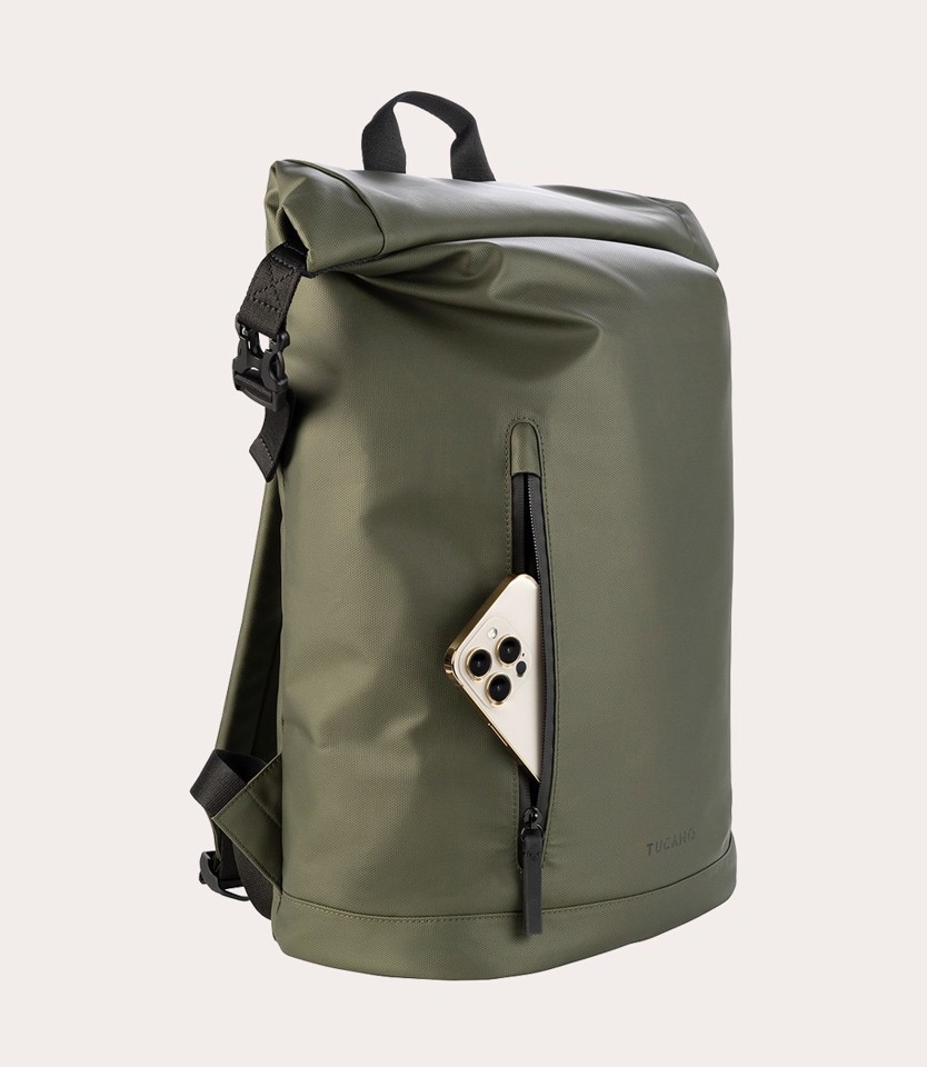 Tucano BKROL15-VM borsa per laptop 40,6 cm (16") Zaino Verde