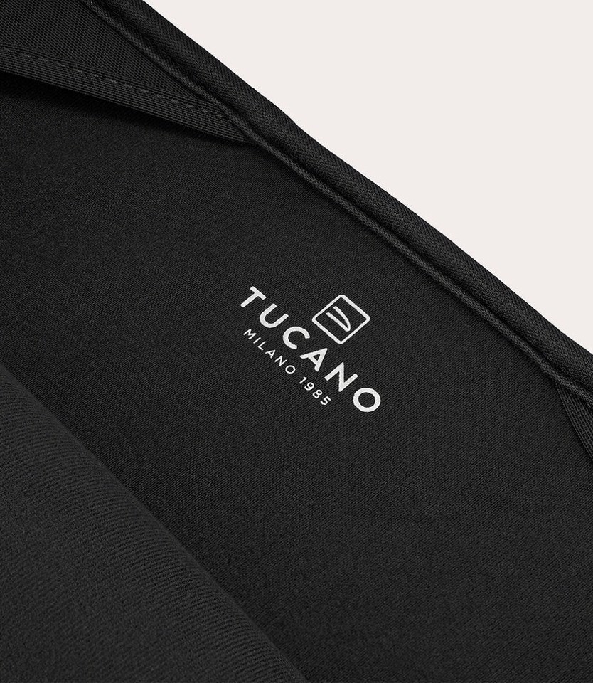 Tucano Colore 35,6 cm (14") Borsa con caricamento dall'alto Nero