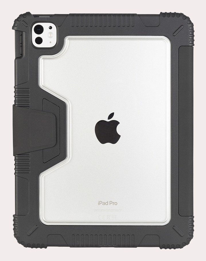 Tucano Educo 27,9 cm (11") Custodia a libro Nero, Trasparente