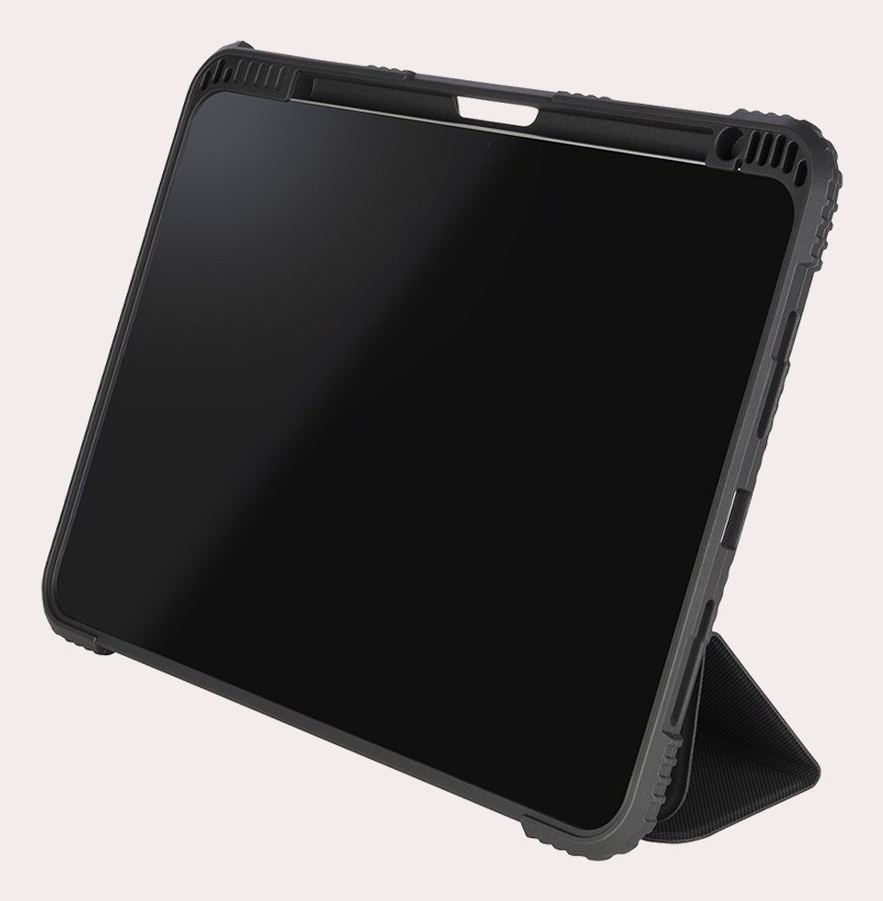 Tucano Educo 27,9 cm (11") Custodia a libro Nero, Trasparente