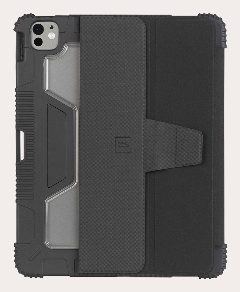 Tucano Educo 33 cm (13") Custodia a libro Nero, Trasparente