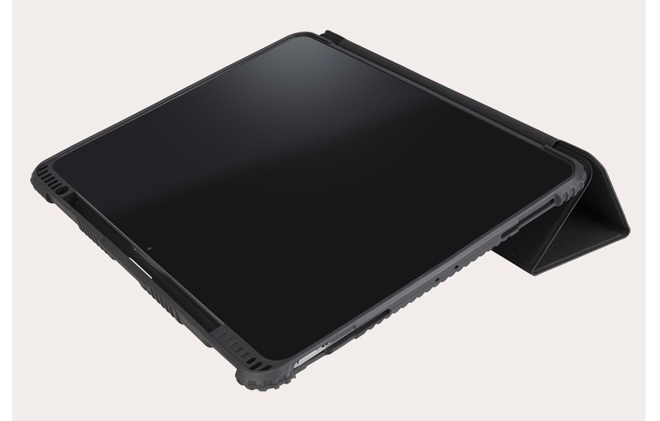 Tucano Educo 33 cm (13") Custodia a libro Nero, Trasparente