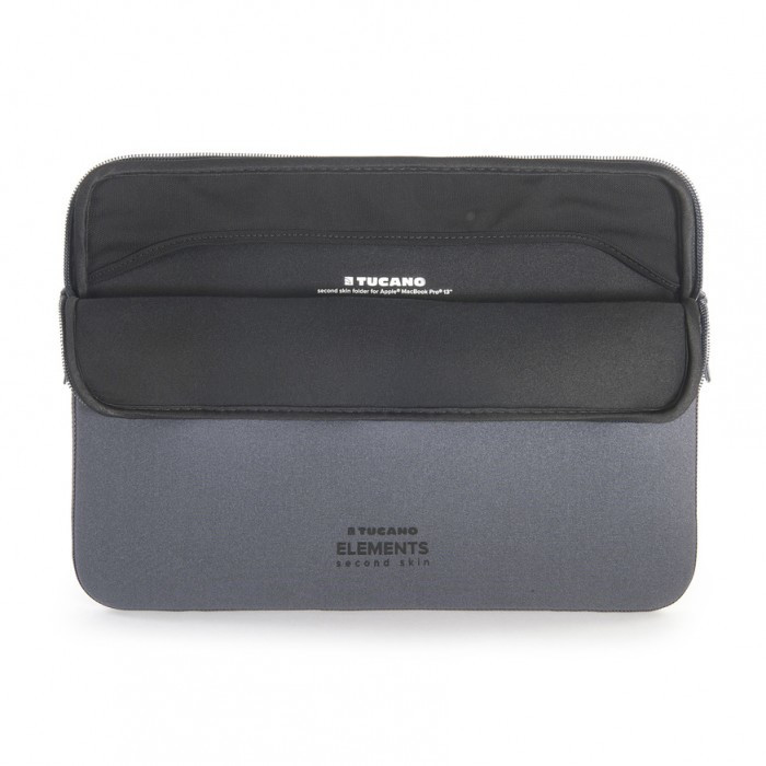 Tucano Elements Second Skin borsa per notebook 33 cm (13") Custodia a tasca Grigio