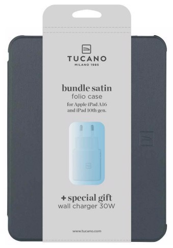 Tucano Facile Plus 27,9 cm (11") Custodia a libro Nero