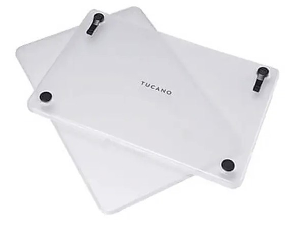 Tucano HSNI-MBNEO-TR borsa per laptop 33 cm (13") Custodia rigida Trasparente