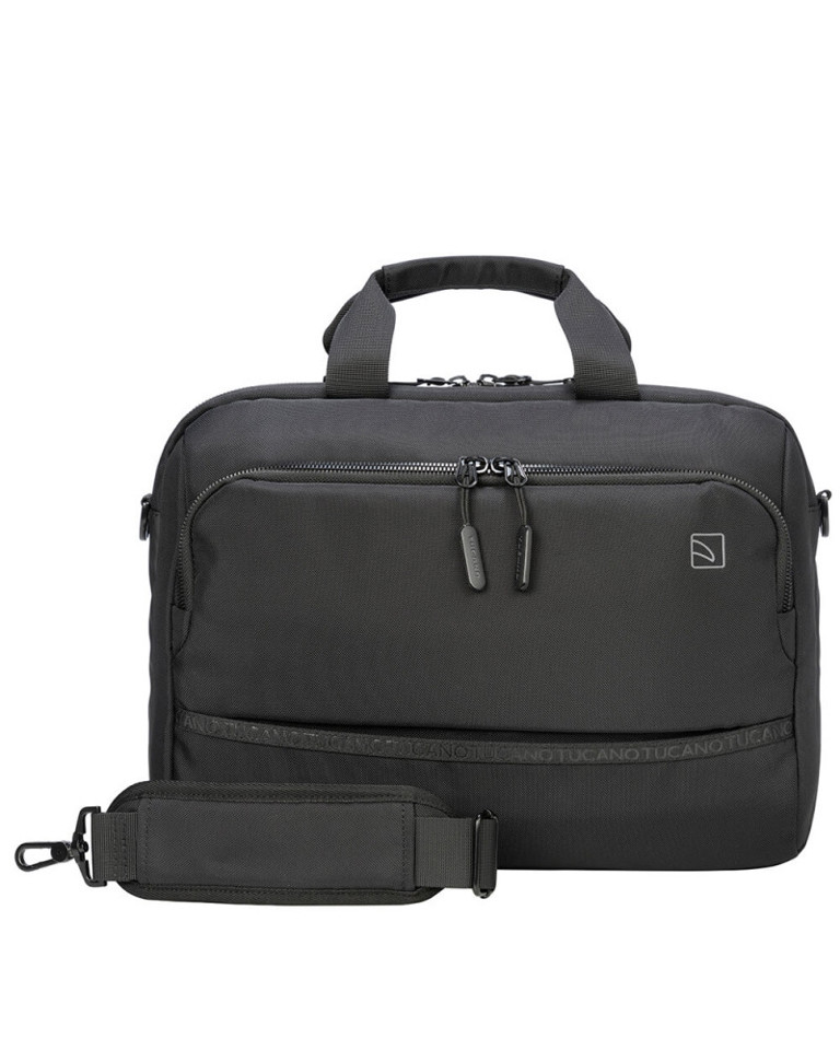 Tucano Player borsa per notebook 39,6 cm (15.6") Nero