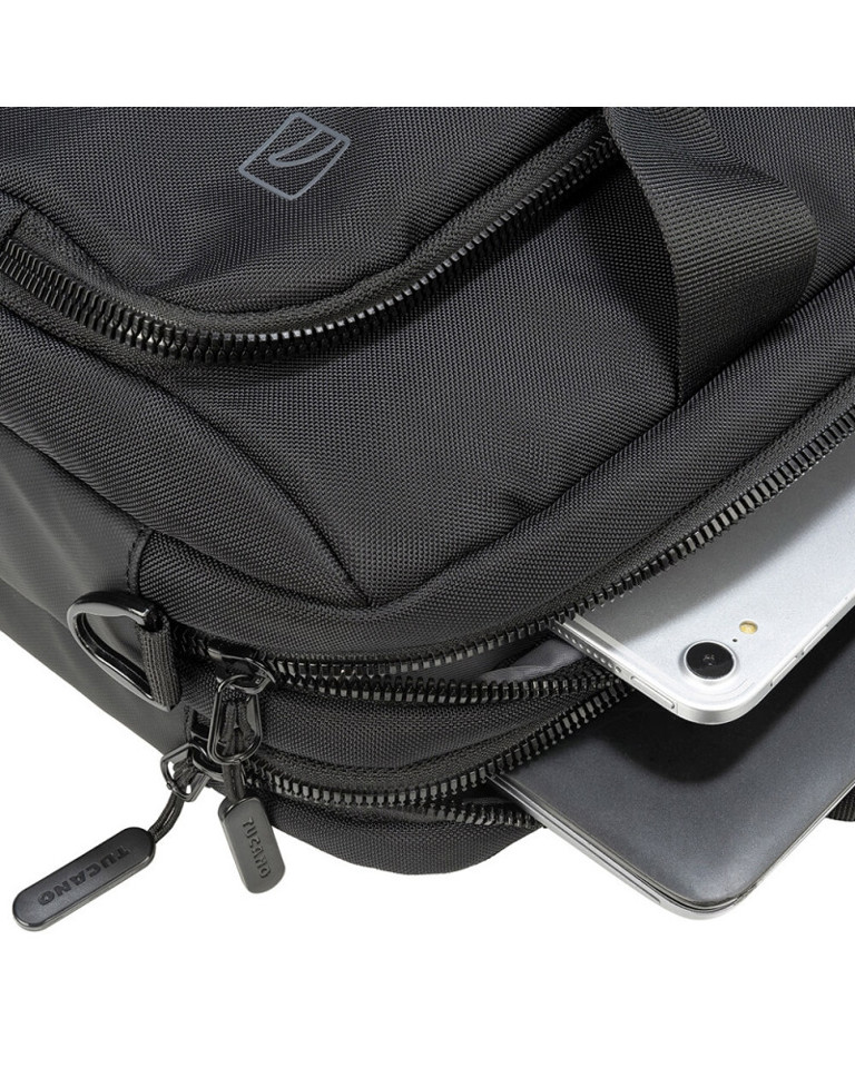 Tucano Player borsa per notebook 39,6 cm (15.6") Nero