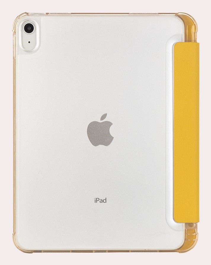 Tucano Satin 27,7 cm (10.9") Custodia a libro Trasparente, Giallo