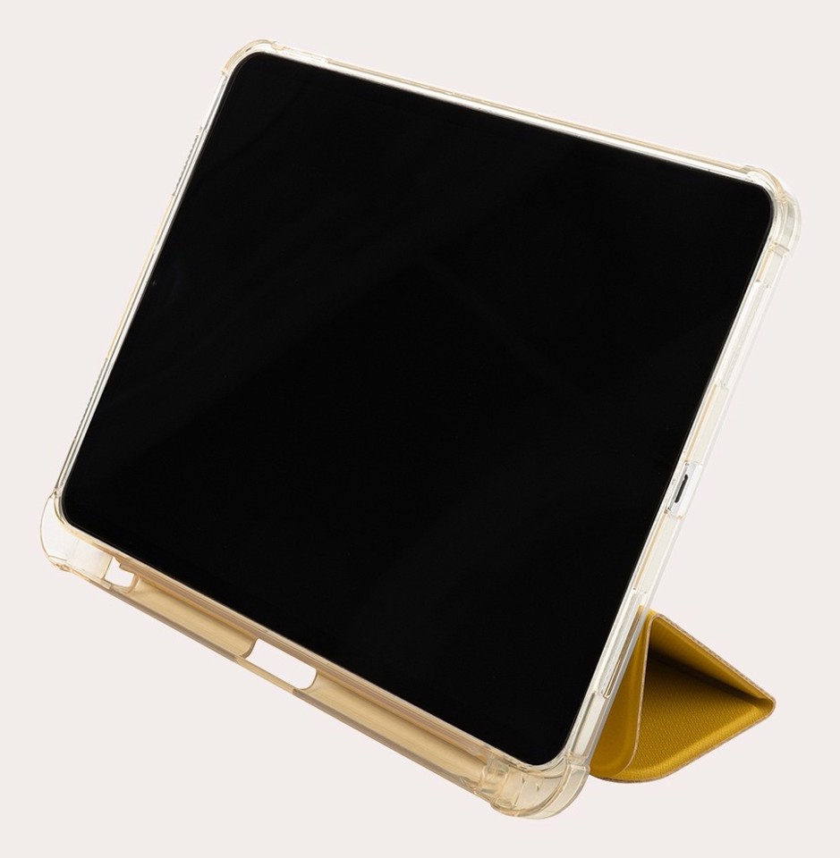 Tucano Satin 27,7 cm (10.9") Custodia a libro Trasparente, Giallo