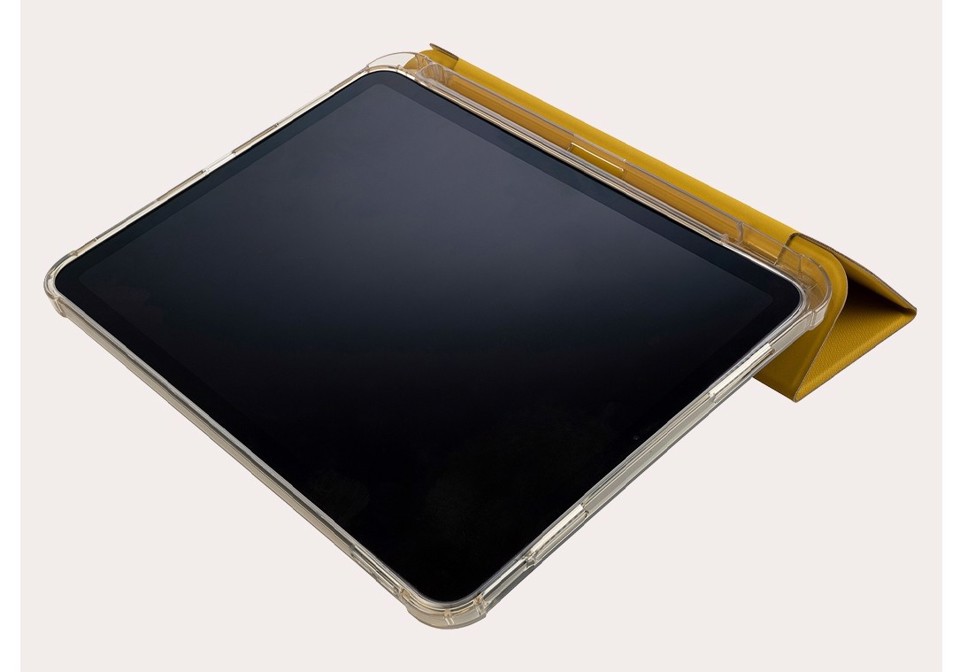 Tucano Satin 27,7 cm (10.9") Custodia a libro Trasparente, Giallo