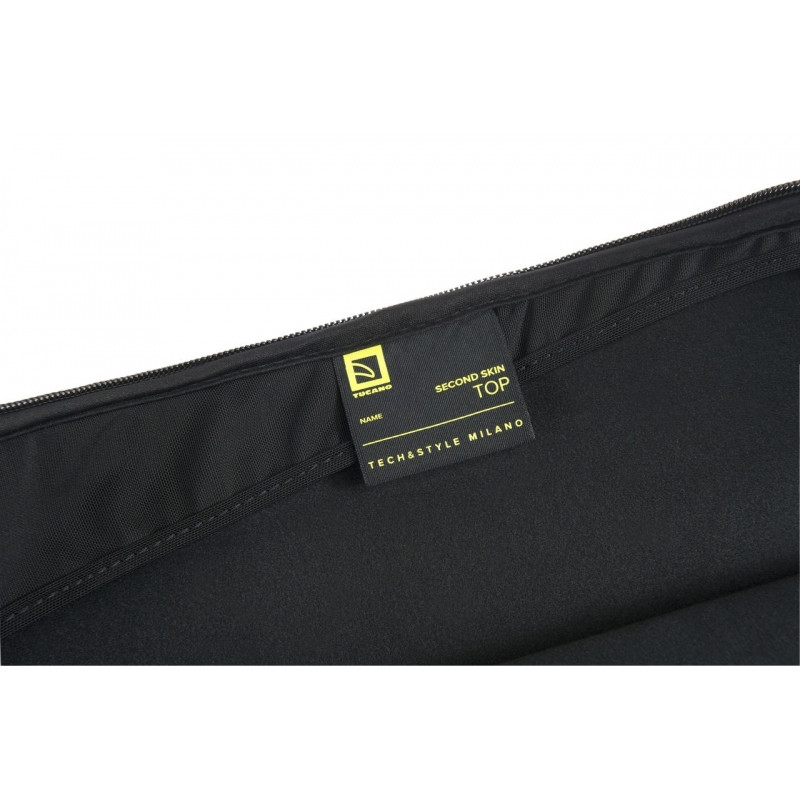Tucano Top Second Skin borsa per notebook 40,6 cm (16") Custodia a tasca Nero