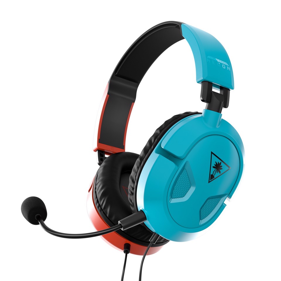 Turtle Beach Recon 50 Auricolare Cablato A Padiglione Gaming Blu, Rosso