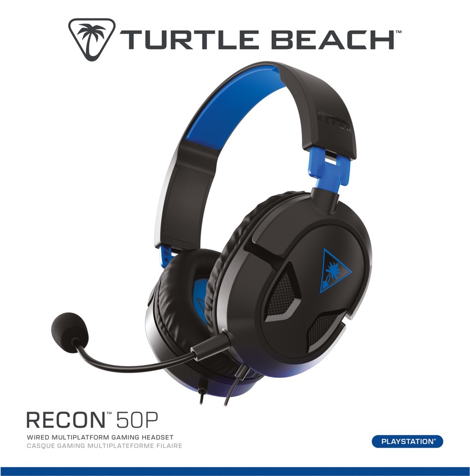 Turtle Beach Recon 50 Auricolare Cablato A Padiglione Giocare Nero, Blu