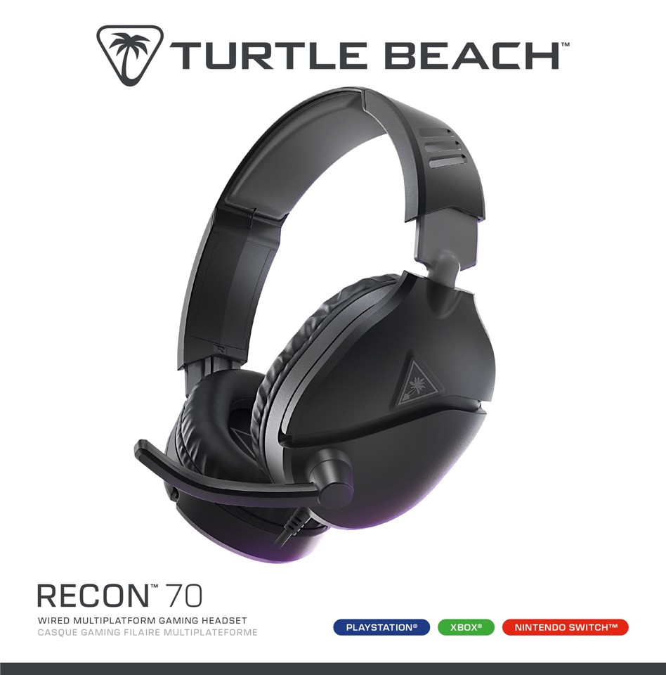 Turtle Beach Recon 70 Auricolare Cablato A Padiglione Giocare Nero