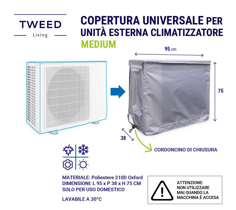 TWEED Copertura Universale Per Unità Esterna Climatizzatore - Medium