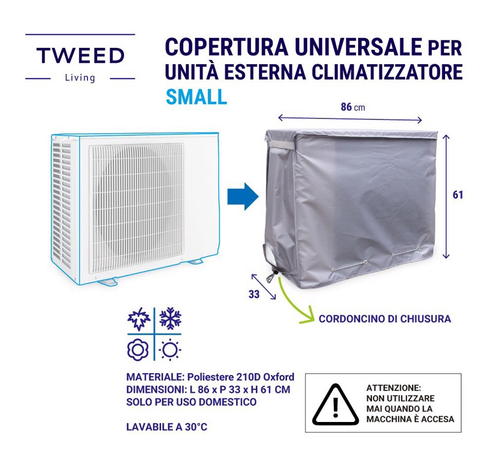 TWEED Copertura Universale Per Unità Esterna Climatizzatore - Small