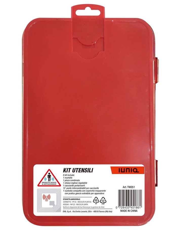 TWEED TW051 set di strumenti meccanici 17 strumenti