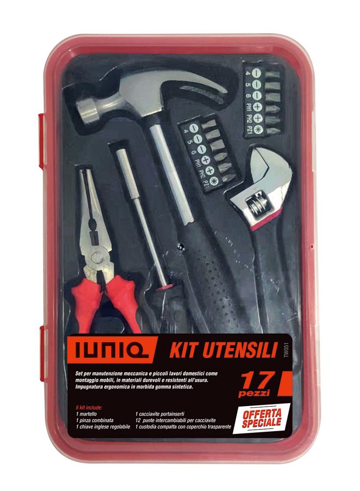 TWEED TW051 set di strumenti meccanici 17 strumenti