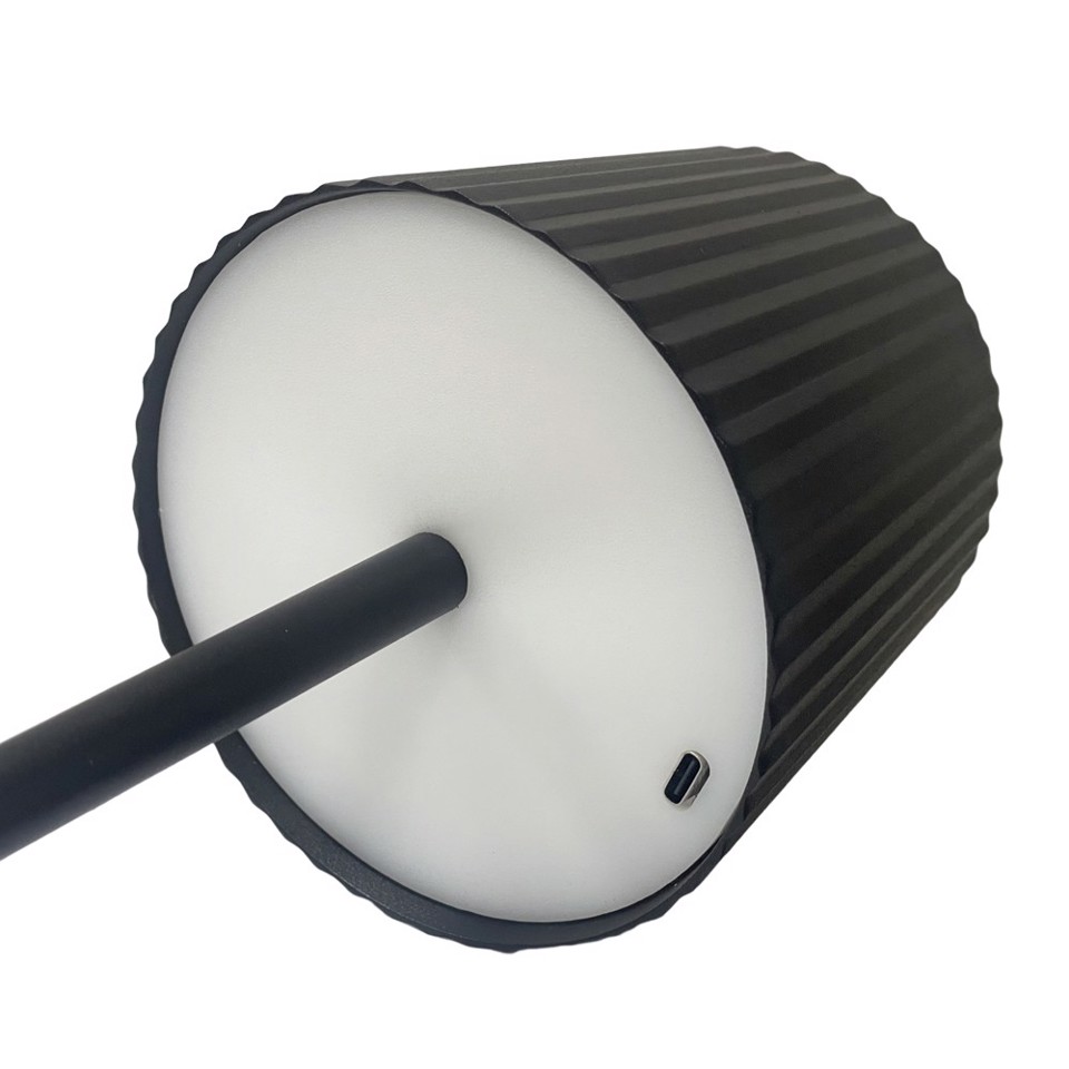 TWEED TW109BLK lampada da tavolo ricaricabile usb LED Nero