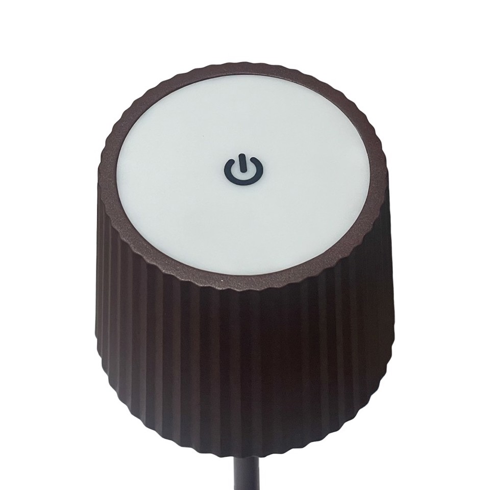TWEED TW109COR lampada da tavolo ricaricabile usb LED Marrone