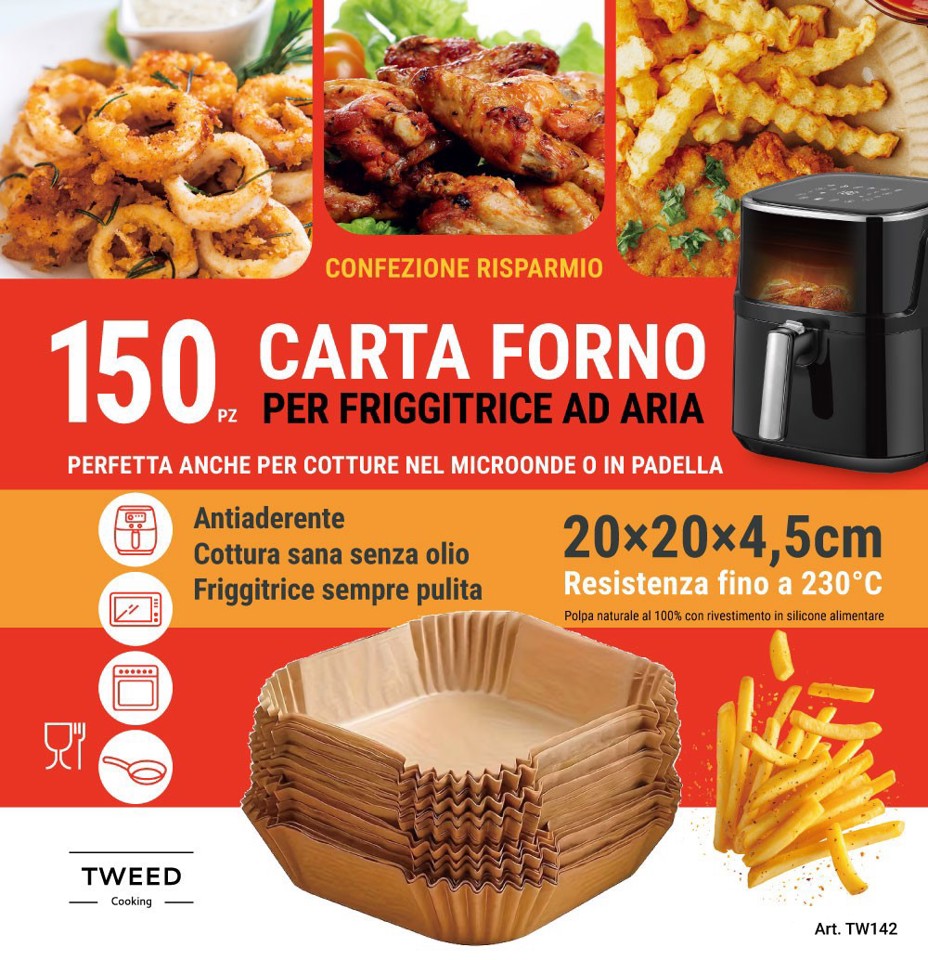 TWEED TW142 Carta da forno 150 fogli Marrone