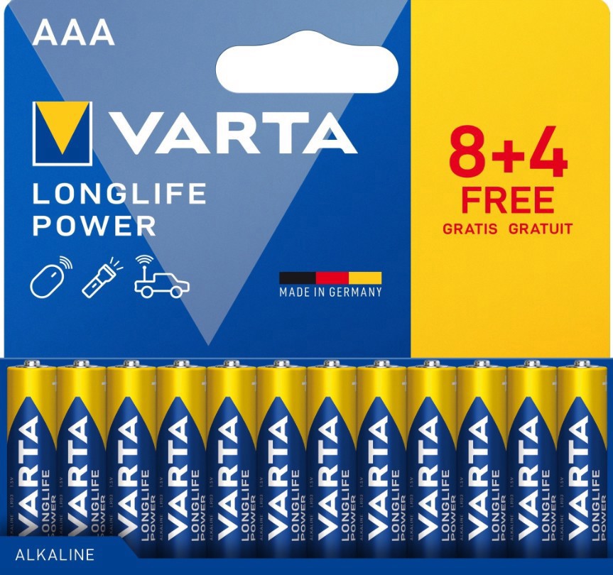 Varta 04903 121 772 batteria per uso domestico Batteria monouso Mini Stilo AAA Alcalino