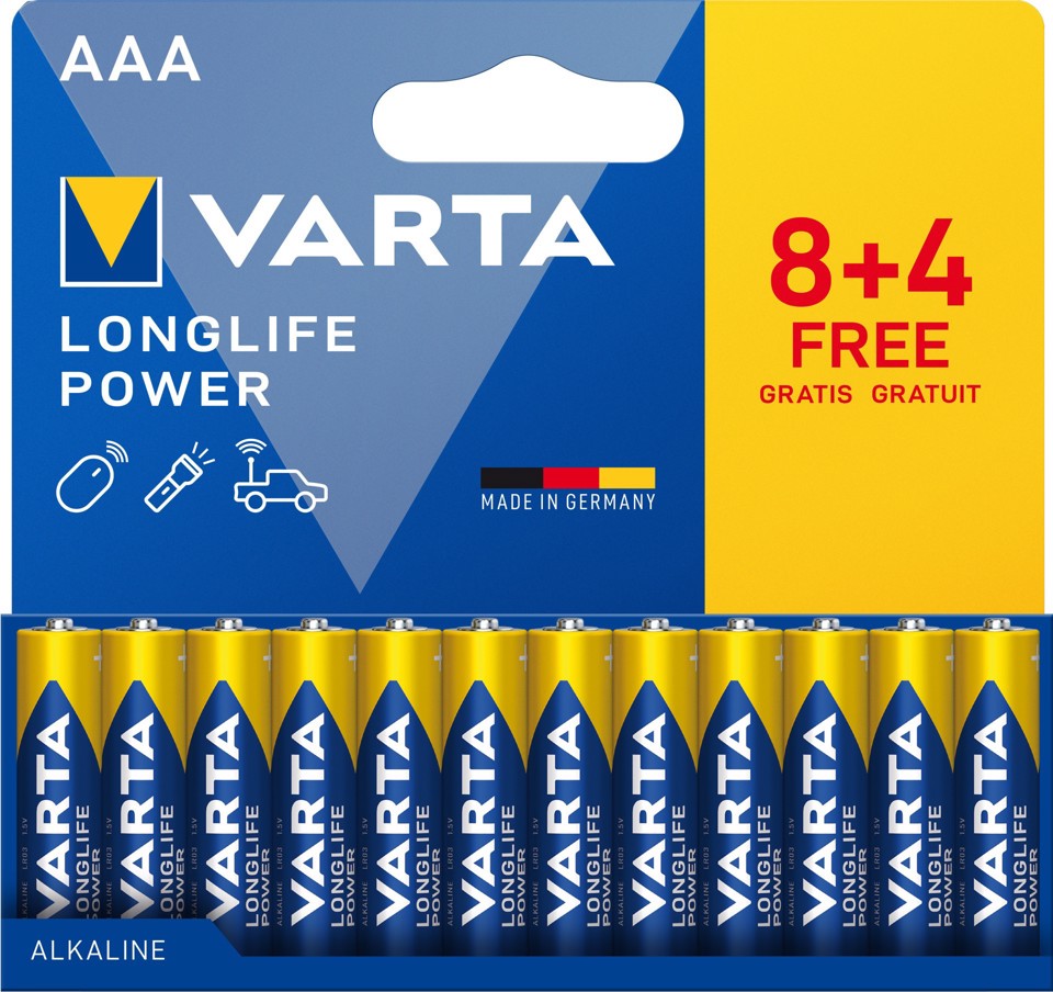 Varta 04903 121 772 batteria per uso domestico Batteria monouso Mini Stilo AAA Alcalino