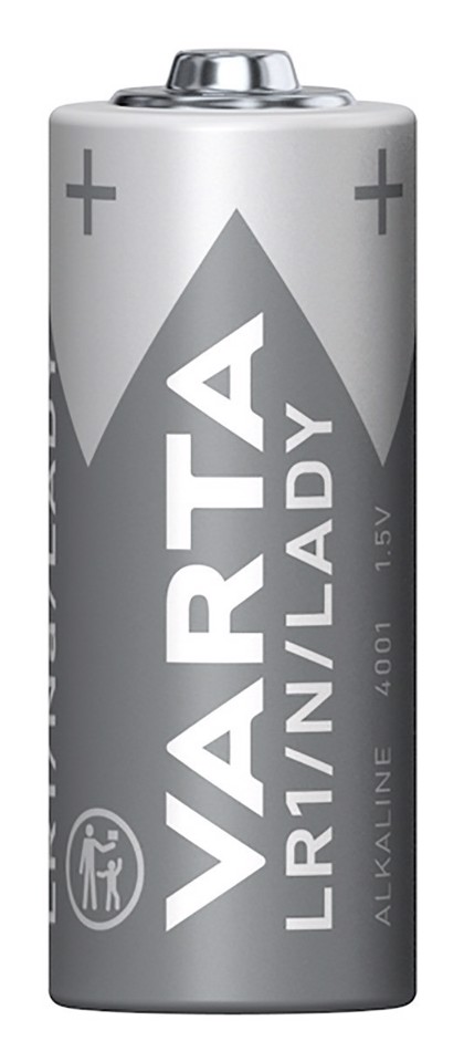 Varta ALKALINE LR1, 4001, N, Lady (Batteria Speciale , 1.5V) Blister da 1