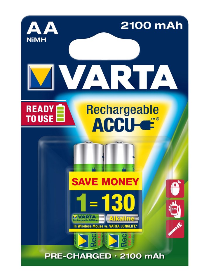 Varta Longlife Batteria ricaricabile Stilo AA Nichel-Metallo Idruro (NiMH)