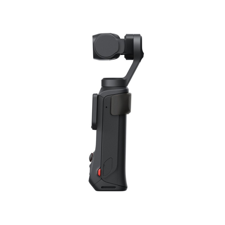 Videocamera 8K con gimbal, doppio obiettivo Leica, zoom fino a 12x, touchscreen OLED rimovibile da 2" e stabilizzazione a 3 assi.