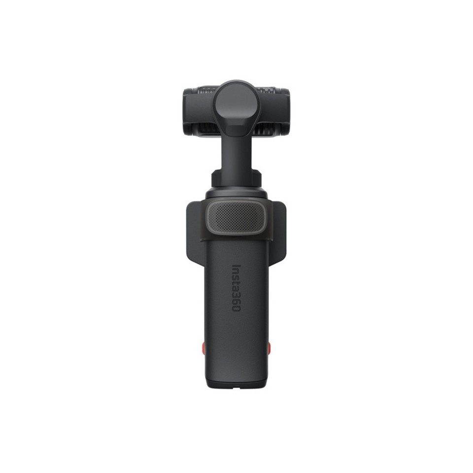 Videocamera 8K con gimbal, doppio obiettivo Leica, zoom fino a 12x, touchscreen OLED rimovibile da 2" e stabilizzazione a 3 assi.
