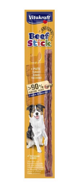 Vitakraft 23110 Beef-Stick per cani con tacchino 12g