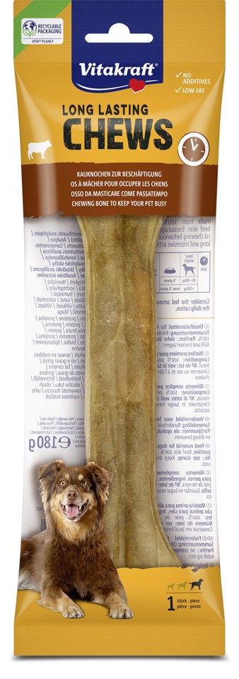 Chews Long Lasting osso pelle di bovino 22cm