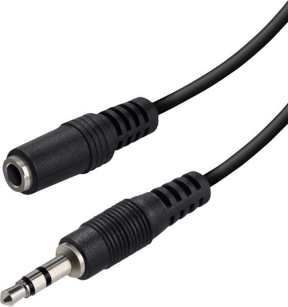 Vivanco VVAJACK15MFK cavo audio 1,5 m 3.5mm TRS Nero
