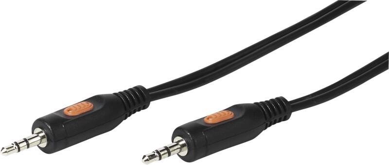 Vivanco VVAJACK15MMK cavo audio 1,5 m 3.5mm Nero