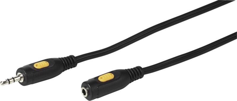 Vivanco VVAJACK25MFK cavo audio 2,5 m 3.5mm Nero