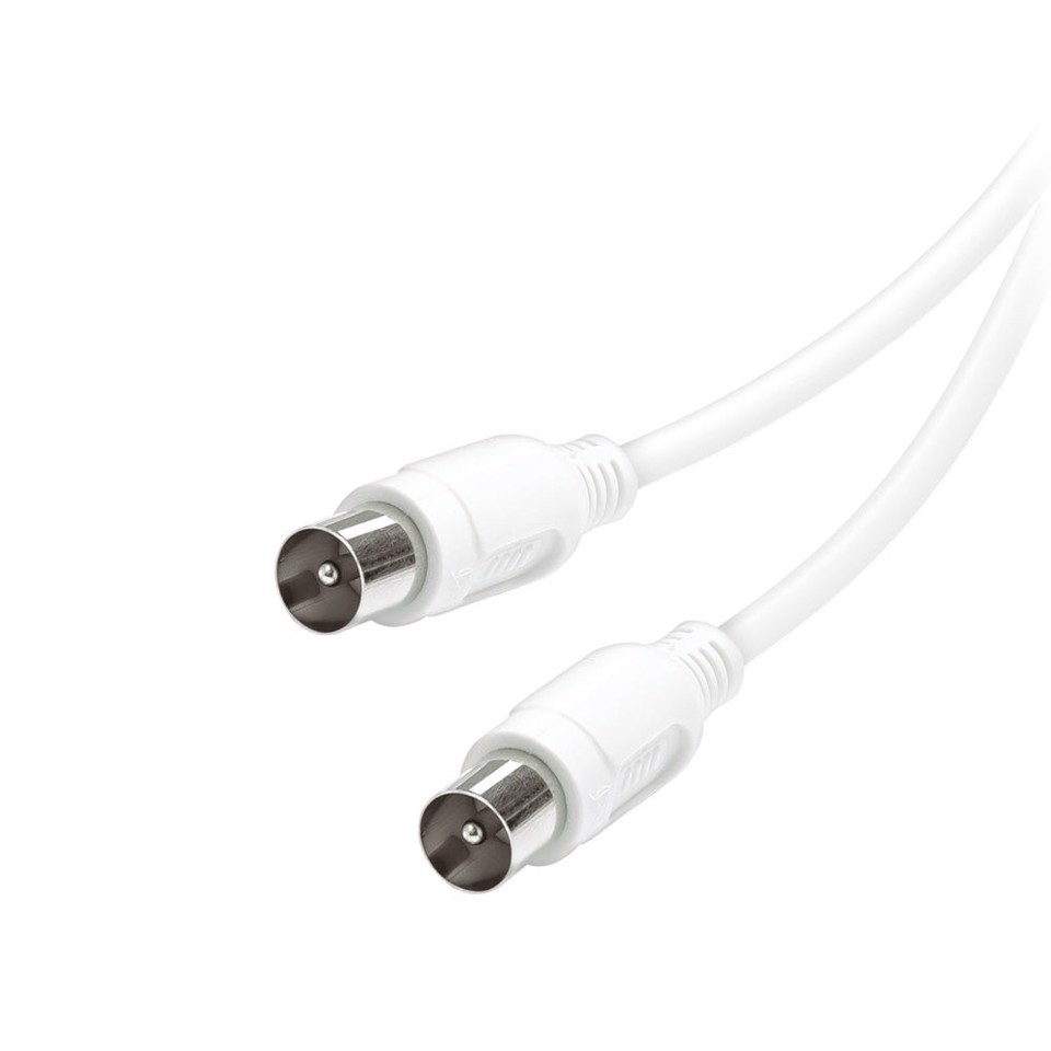 Vivanco VVAN5DB30MFW cavo coassiale 3 m Tipo F Bianco