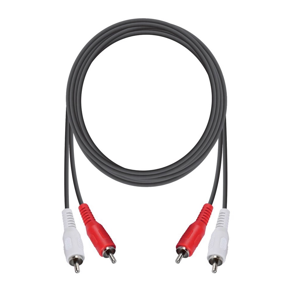 Vivanco VVAX2RCA12MMK cavo audio 1,2 m 2 x RCA Nero