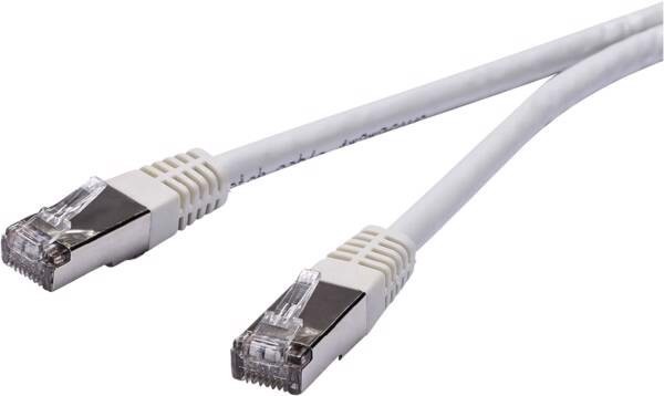 Vivanco VVITLAN5E100W cavo di rete Bianco 10 m Cat5e
