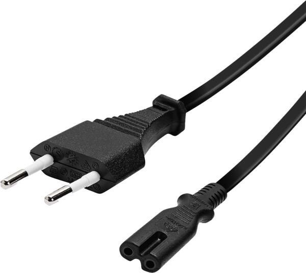 Vivanco VVITPOWERIT12 cavo di alimentazione Nero 1,25 m CEE7/16 IEC C7
