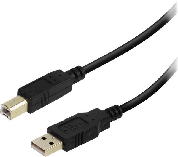 Vivanco VVITUSBAB50MK cavo USB USB 2.0 5 m USB A USB B Nero