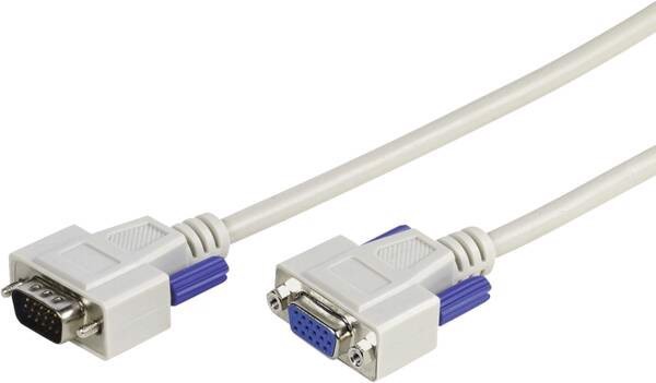 Vivanco VVITVGA18MFK cavo VGA 1,8 m VGA (D-Sub) Grigio