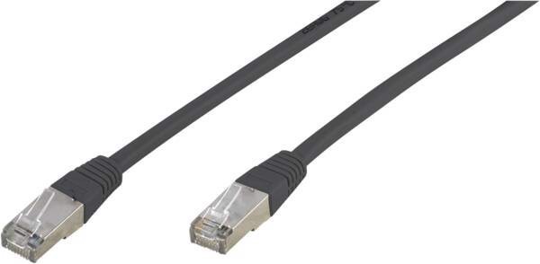 Vivanco VVITXLAN5E50G cavo di rete Grigio scuro 5 m Cat5e Rotondo