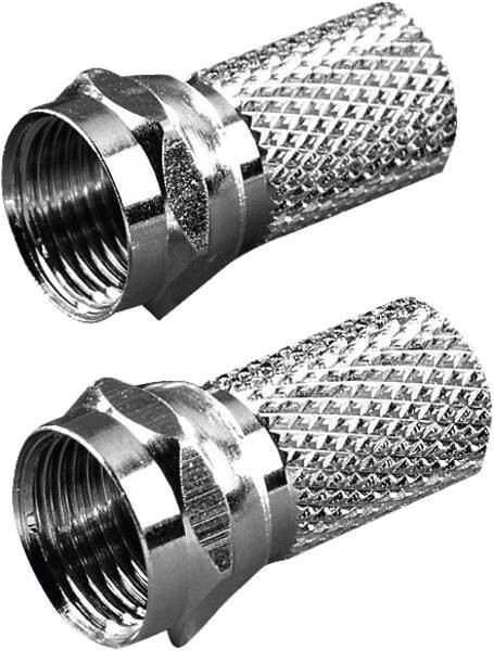 Vivanco VVSATADAPTF65MM2P connettore coassiale Tipo F 2 pz