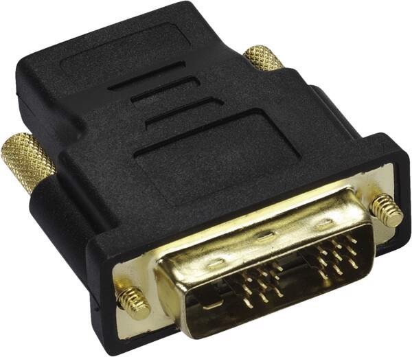 Vivanco VVVDVIHDMIMFG adattatore per inversione del genere dei cavi HDMI DVI Nero