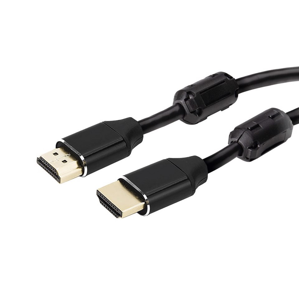 Vivanco VVVHDMI10METMMG cavo HDMI 1 m HDMI tipo A (Standard) Nero